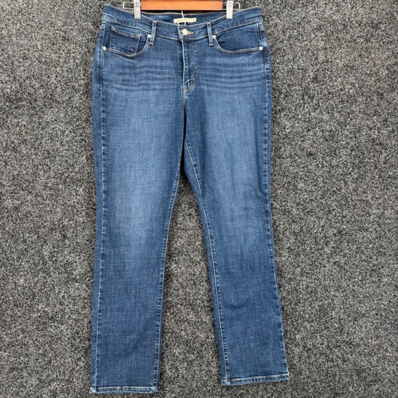 Levi's Denim - Levis Classic Straight Jeans Womens 14M W32 L30 Medium Wash Denim 39250-0050